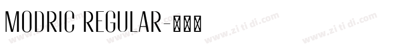 MODRIC Regular字体转换